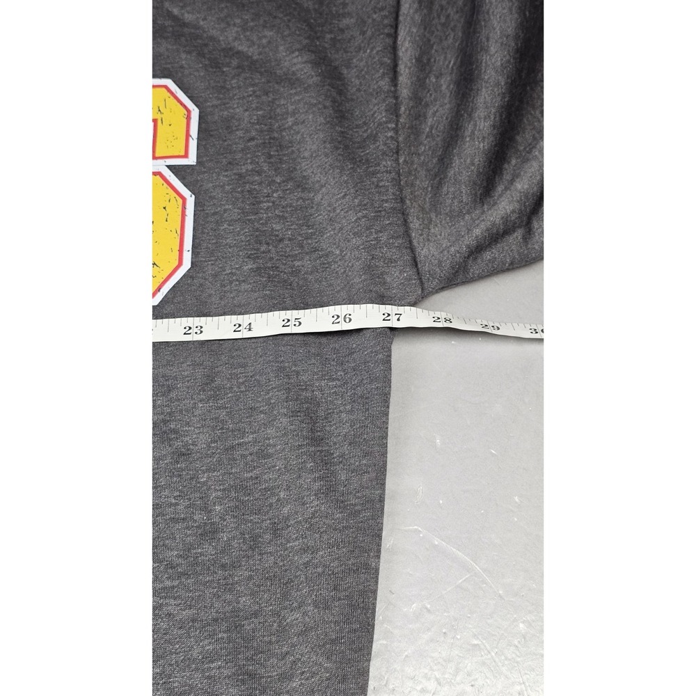 Kansas City Chiefs Sweatshirt Womens Lrg Gray Vintage Wash Oversized Mahomes - Picture 5 of 7